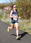 Alyson Dixon (Sunderland Strollers) leads on the first leg of the womens Elswick Harriers Relays, Newburn. Photo: David T. Hewitson/Sports for All Pics
